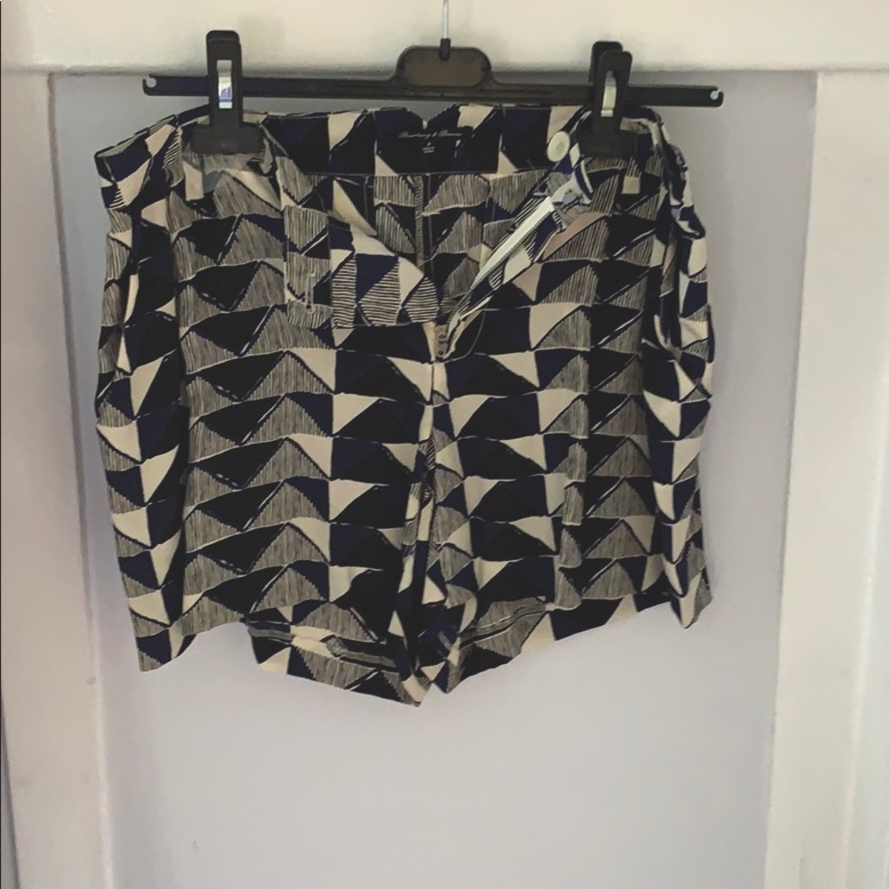 Madewell Broadway & Broome silk patterned shorts